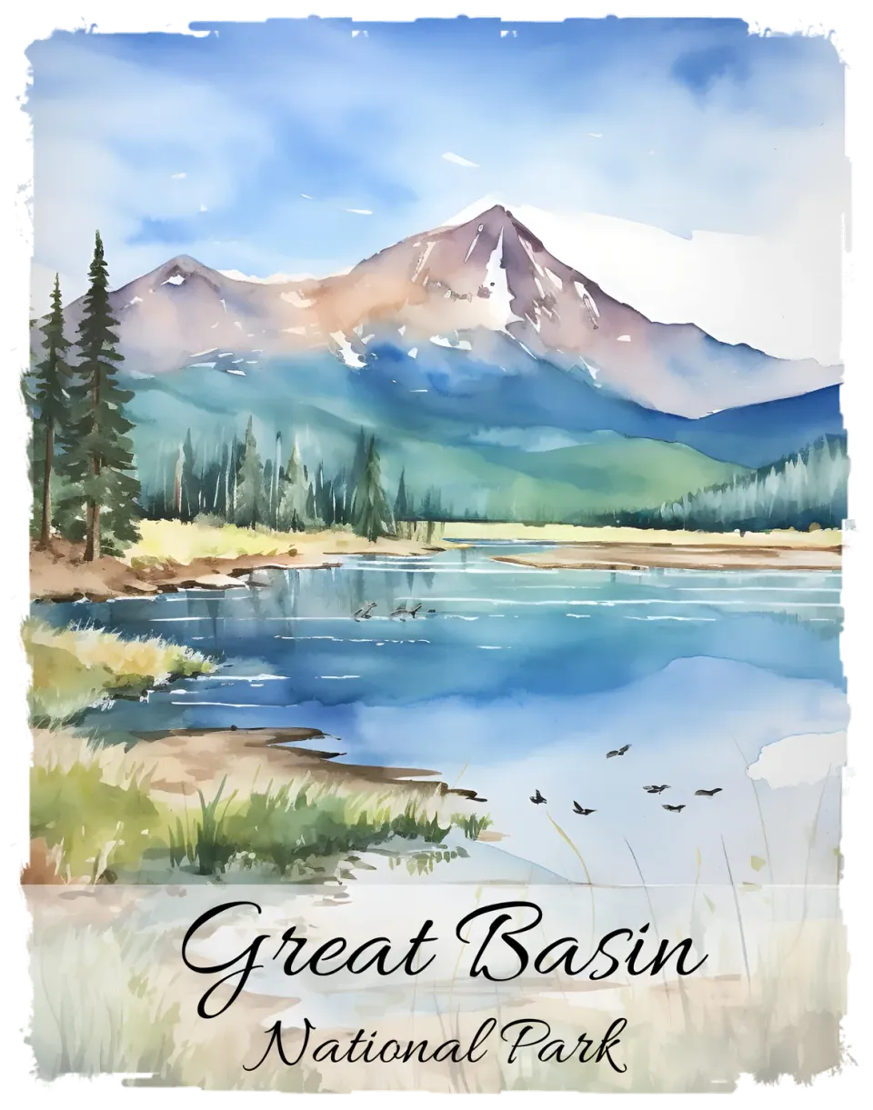 Avery Lane Gifts Great Basin souvenir Nevada print