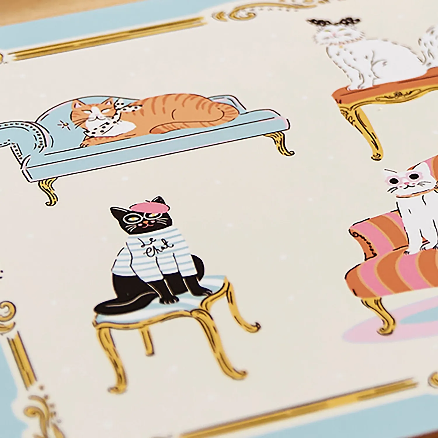 Ulster Weavers Cool Cats dækkeservietter 4-pak multifarvet MDF