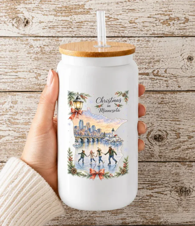 Avery Lane Gifts Minnesota glaskop 473 ml med låg