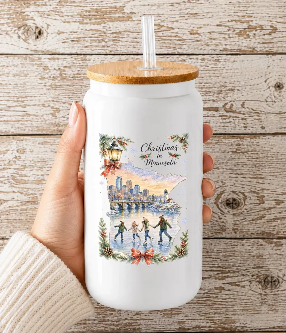 Avery Lane Gifts Minnesota glaskop 473 ml med låg