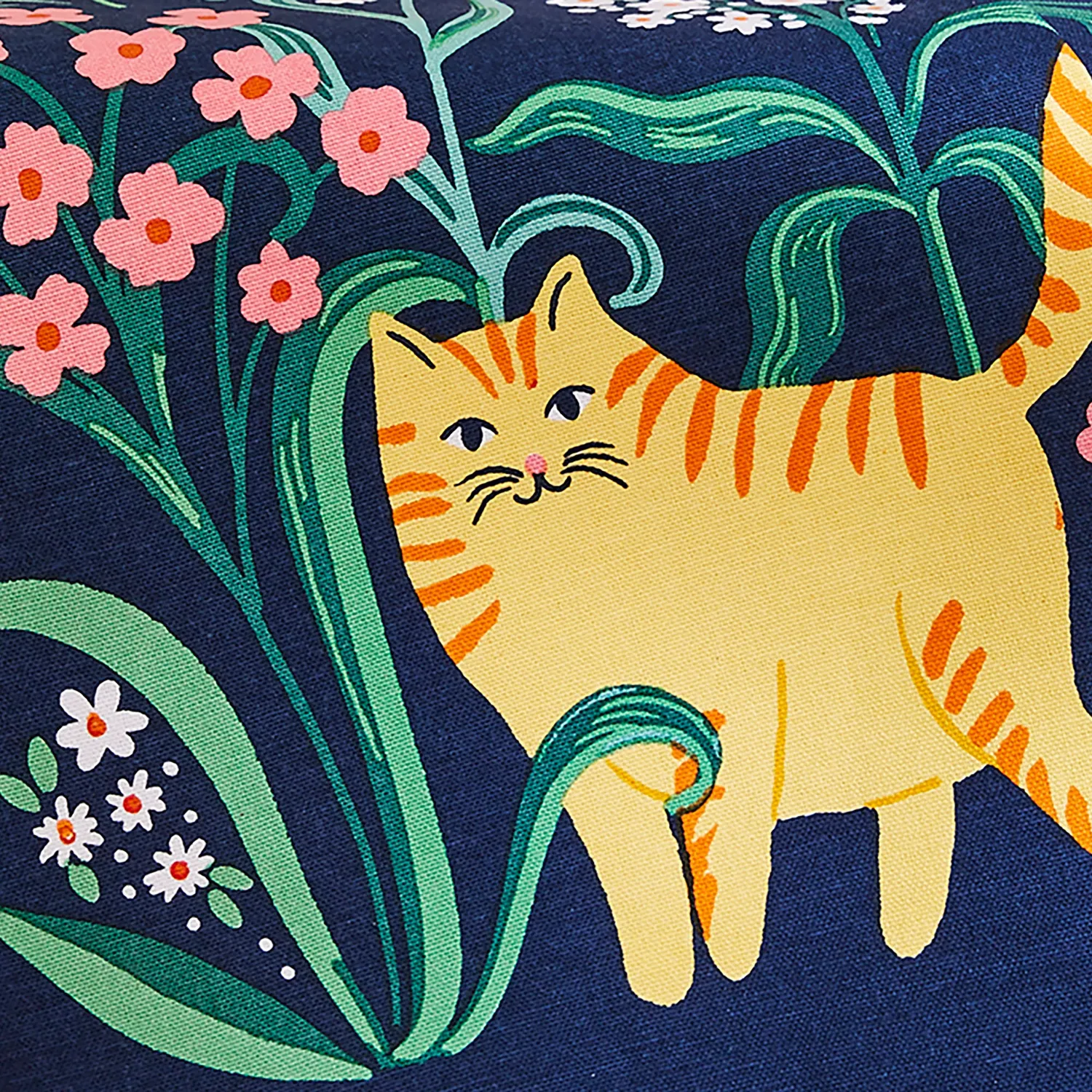 Ulster Weavers Marmalade Meadow viskestykke navy 74x48 bomuld