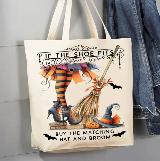Avery Lane Gifts Halloween Witch mulepose bomuld 41x38 cm