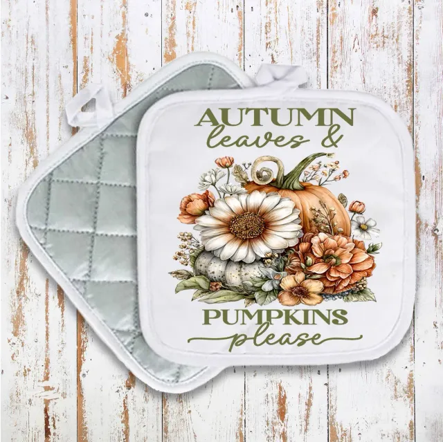 Avery Lane Gifts Autumn Leaves grydelap bomuld 20x20 cm