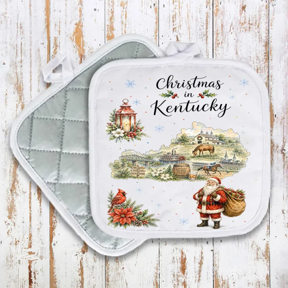 Avery Lane Gifts Christmas Kentucky grydelap 20x20 cm