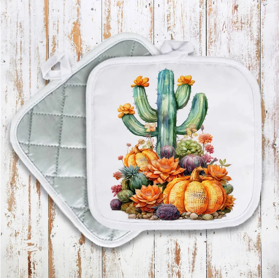 Avery Lane Gifts Fall Pumpkin Saratoga grydelap 20x20 cm blomst