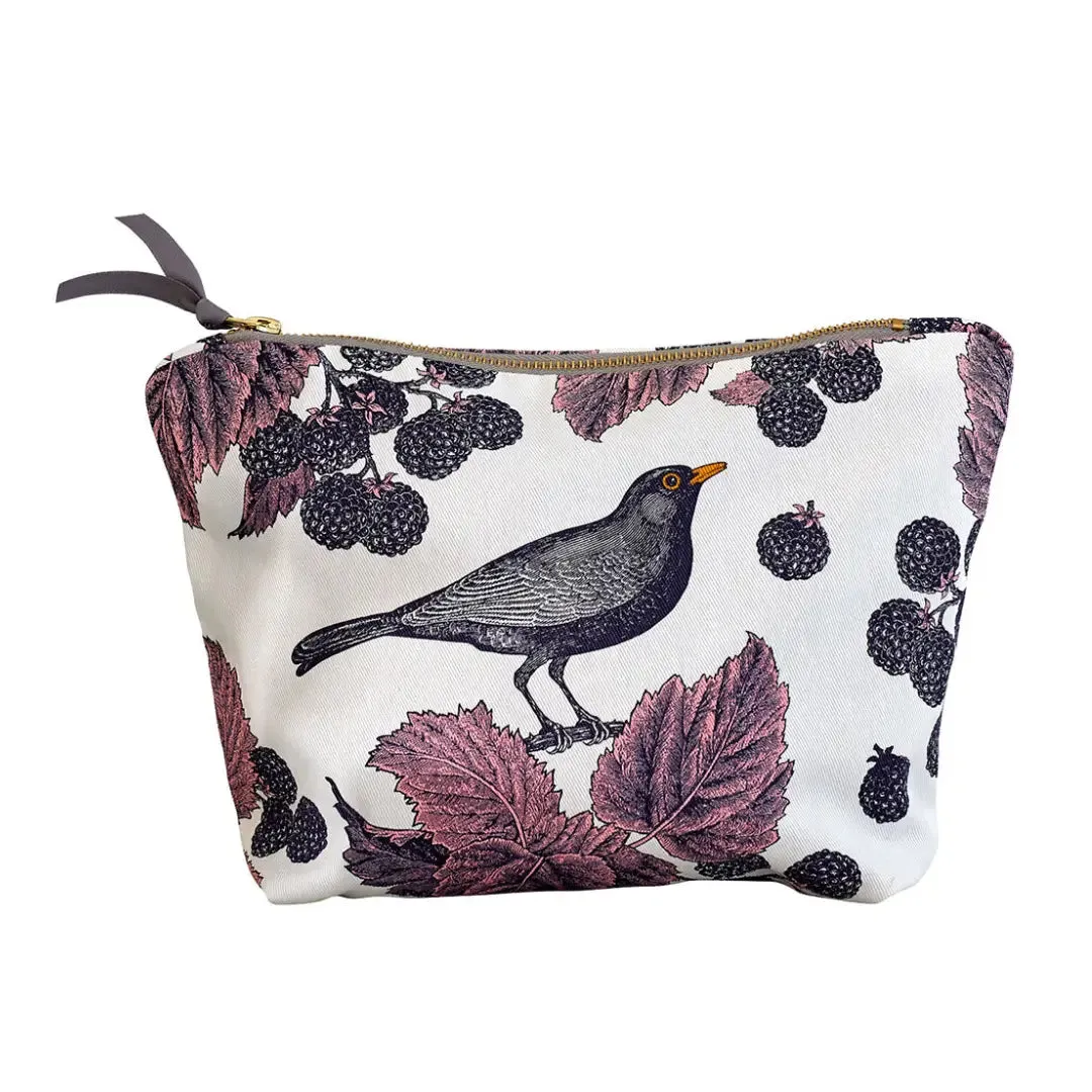 Thornback & Peel Blackbird & Bramble toilettaske stor lilla